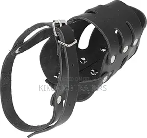 Leather Dog Muzzle Anti Bitting Dog Mouth Cover