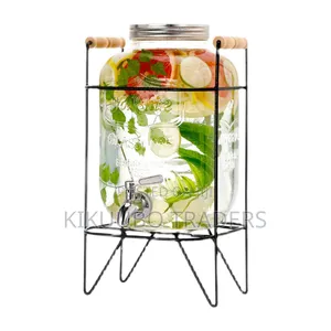 8l Drink Dispenser Beverage Dispenser W/Metal Stand