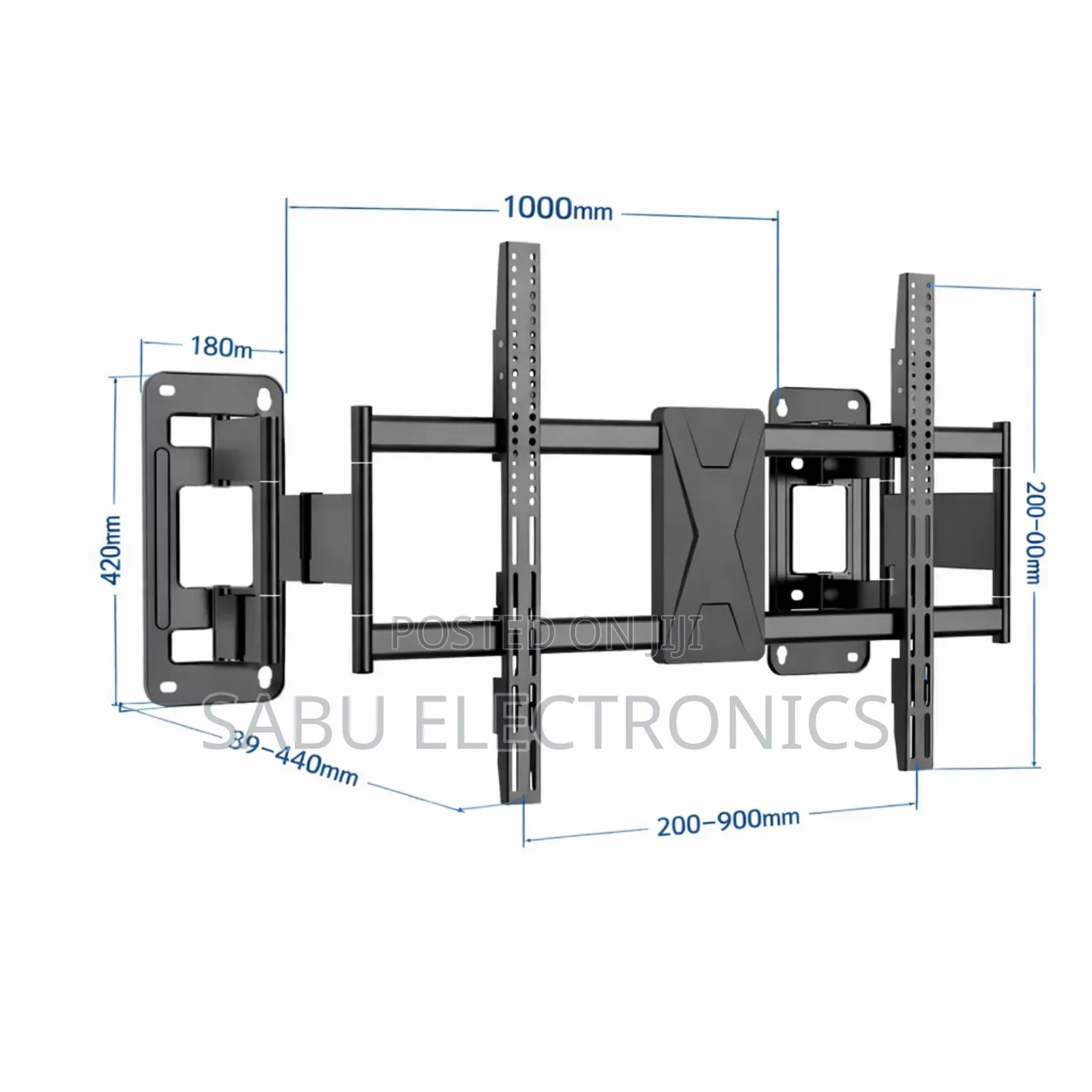 V6 Full Motion Tv Wall Mount 40"–75" – Heavy Duty Adjustable Bracket