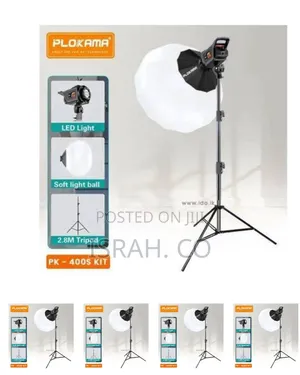 Plokama Full Kit Led Light,Soft Box , and Stand