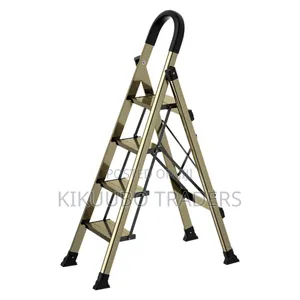 Lightweight Aluminum 4 Step Ladder Folding Step Stool Stepladders