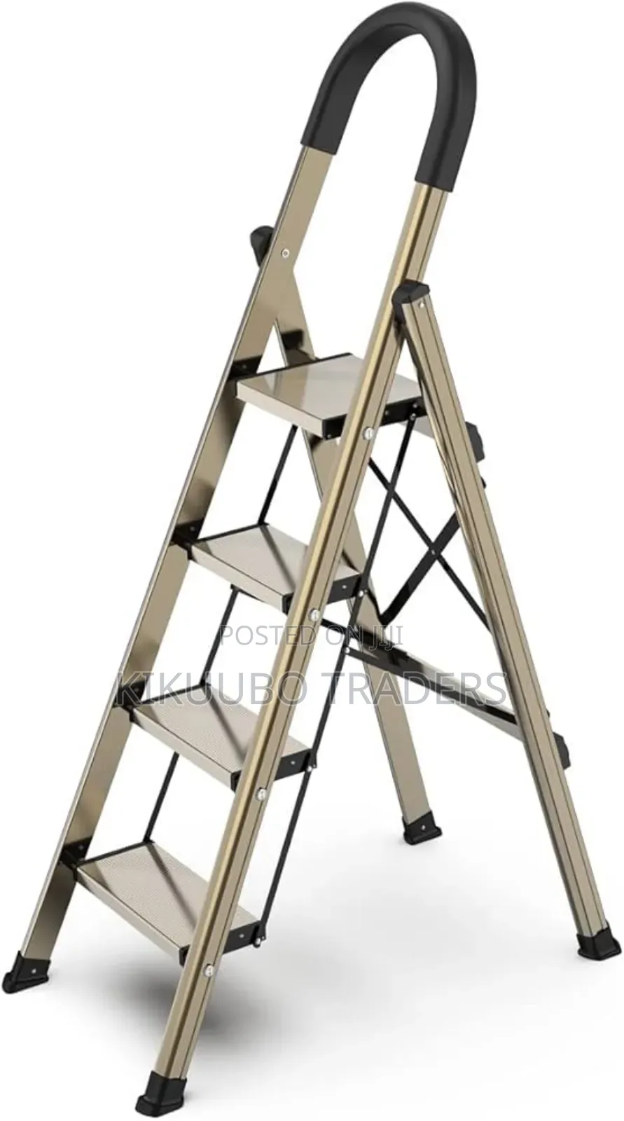 Lightweight Aluminum 4 Step Ladder Folding Step Stool Stepladders