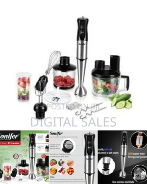 Sonifer Multi Food Processor Hand Blender Set