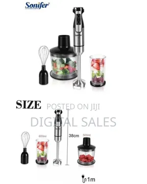 Professional Multi-Function Hand Blender and Food Processor Set
