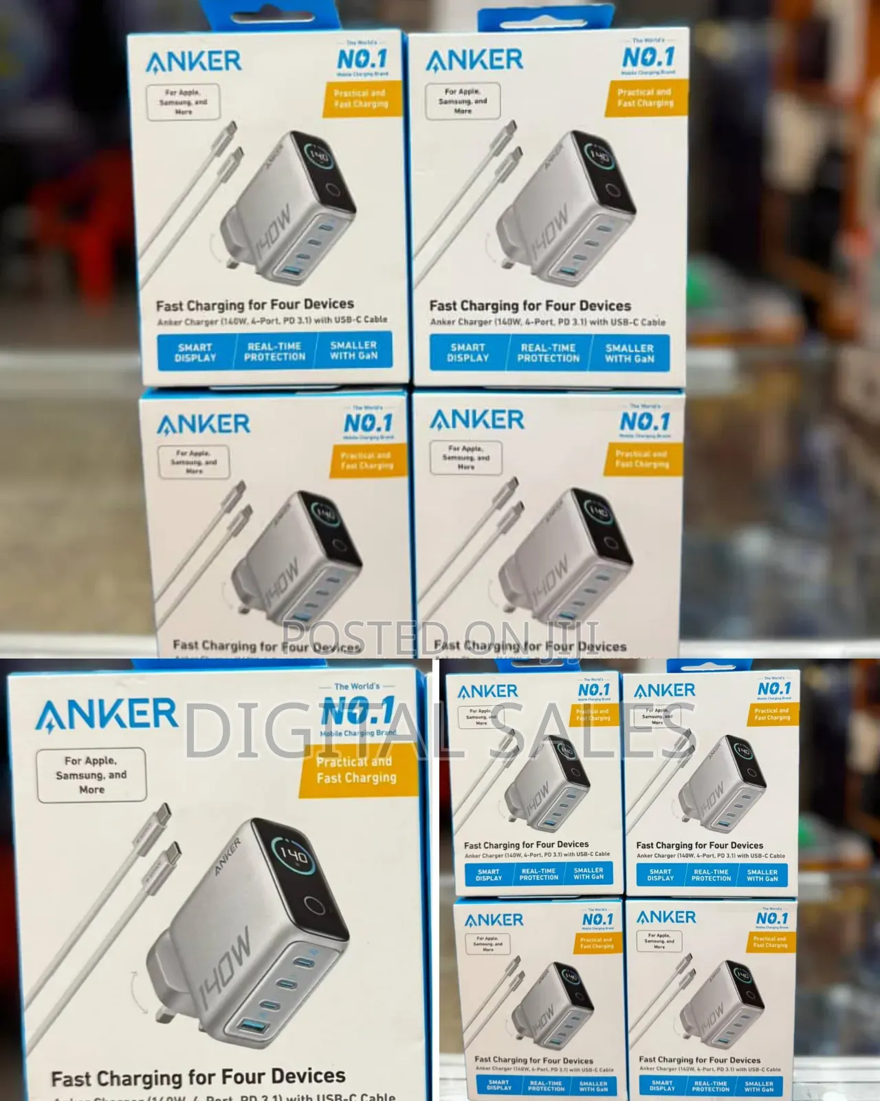Anker 140w Usb C Charger, Laptop Charger