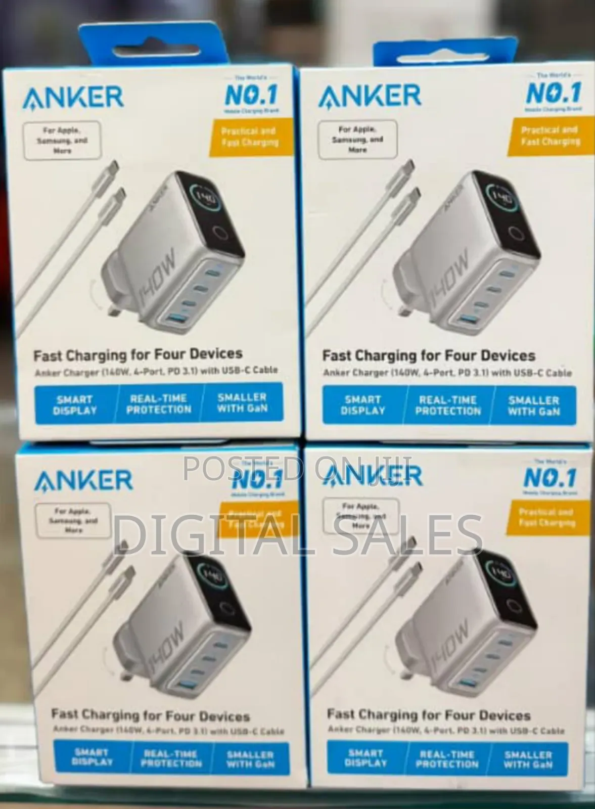 Anker 140w Usb C Charger, Laptop Charger