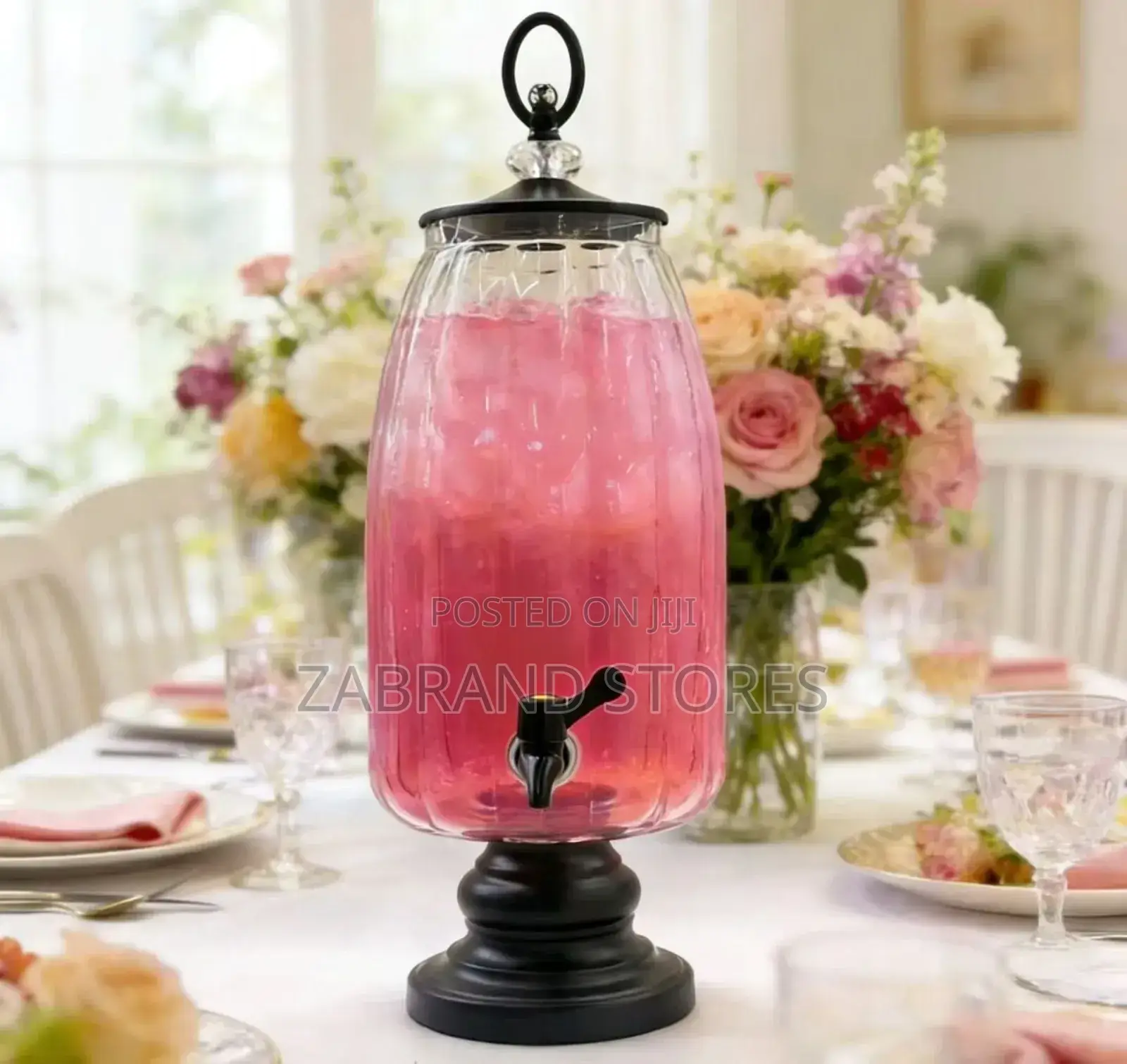 Glass Juice Dispenser 6l