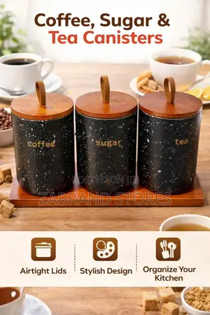 Tea, Sugar and Coffee Canister
