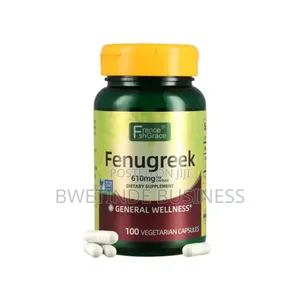 Fenugreek Dietary Supplement Containing 100 Vegetarian Capsules