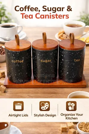 Sugar Canister Set of 3 Pieces