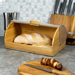 Bread Bin Bamboo Storage