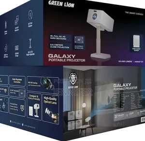 Green Lion Galaxy Portable Projector, Projector With Speaker