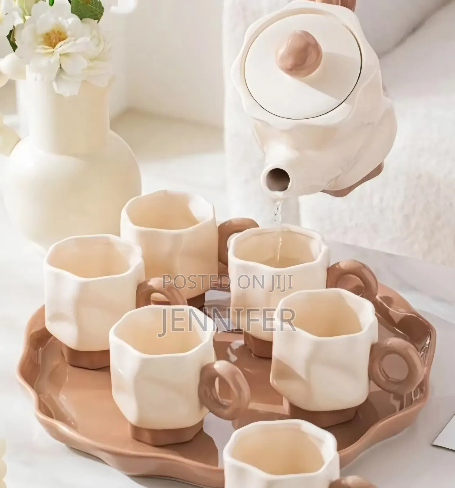 8pcs Modern Tea Coffee Ceramic Set