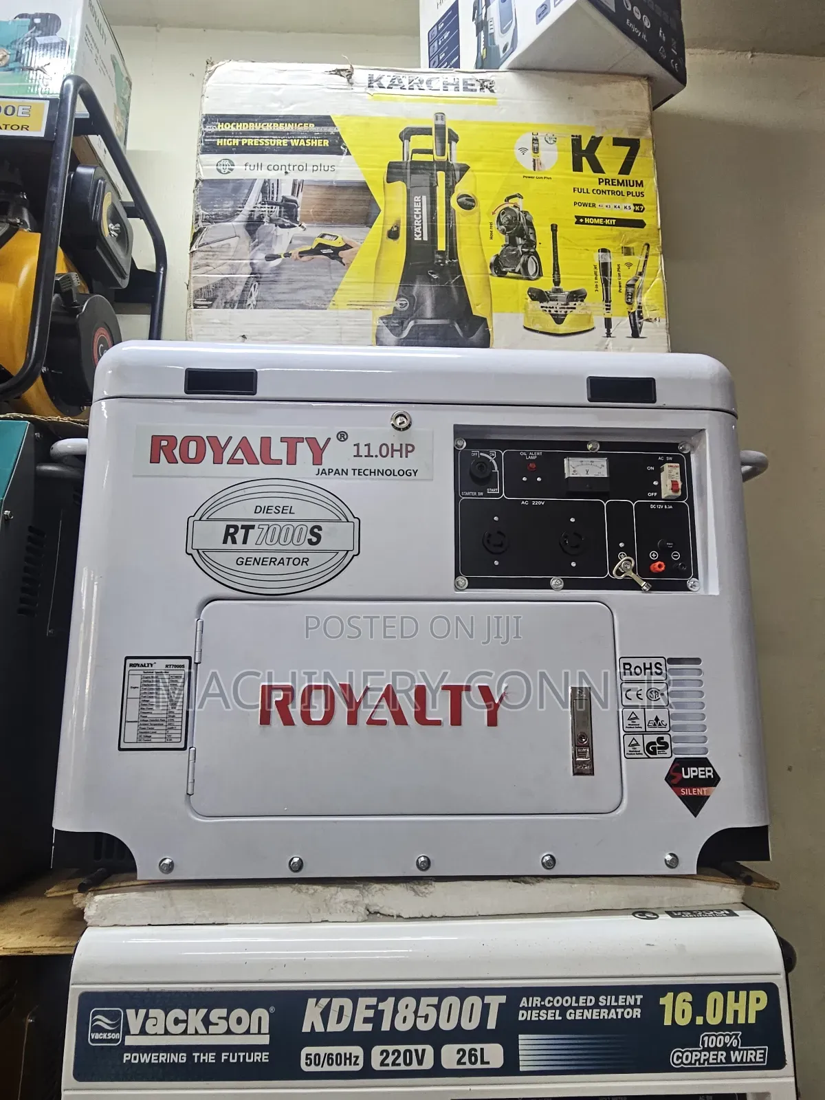 7. 5kva Silent Disel Generator Royality