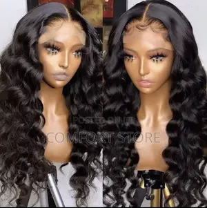 Styled Body Wig 26 Inches Black Human Hair
