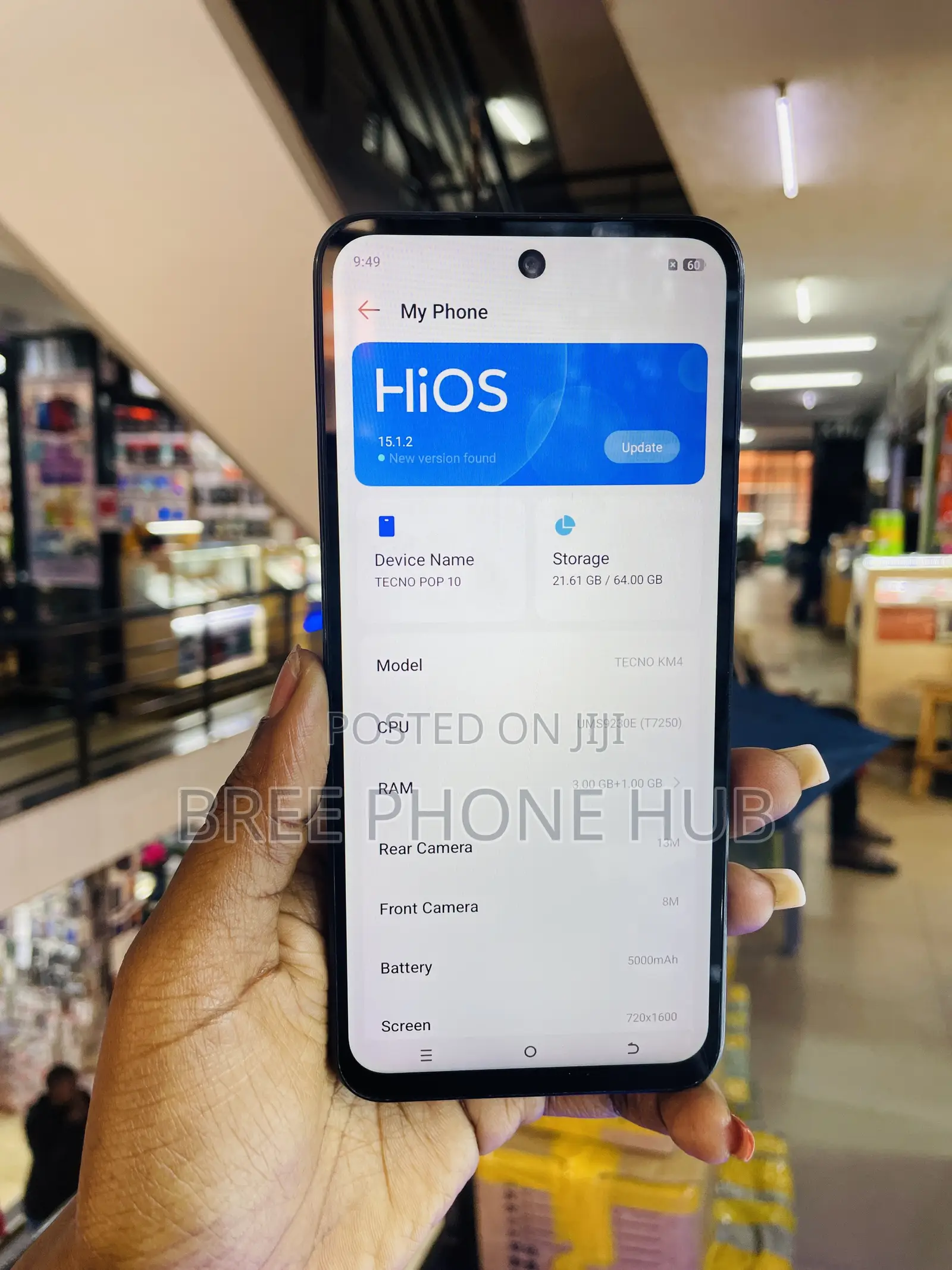 Tecno Pop 10 64 GB Black