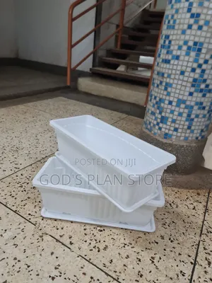 White Rectangular Plastic Flower Pots White Plastic Flower Pots
