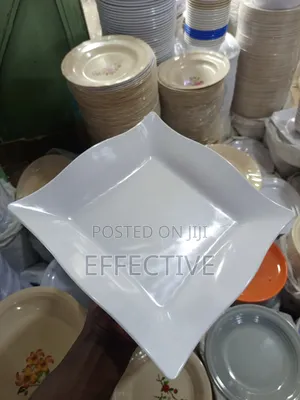 12pc Square Melamine Plate