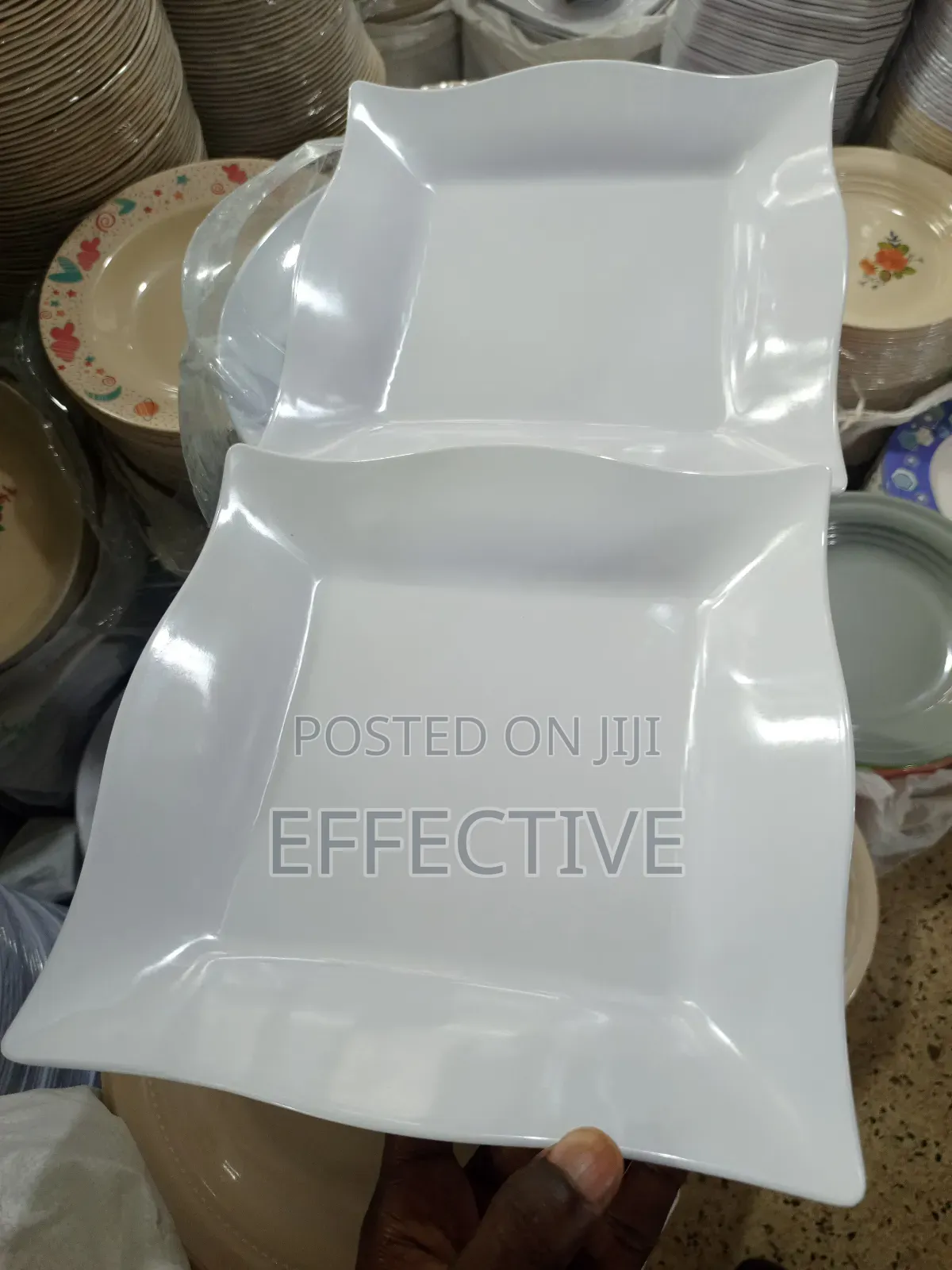 12pc Square Melamine Plate