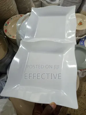 12pc Square Melamine Plate