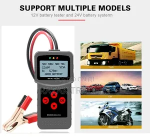 12v 24v Capacity Digital Car Truck Motorcyleauto Battery Tester