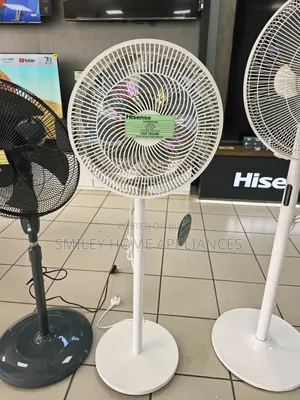 White Color Hisense Stand Fan With Verified Warranty at 20% Discount
