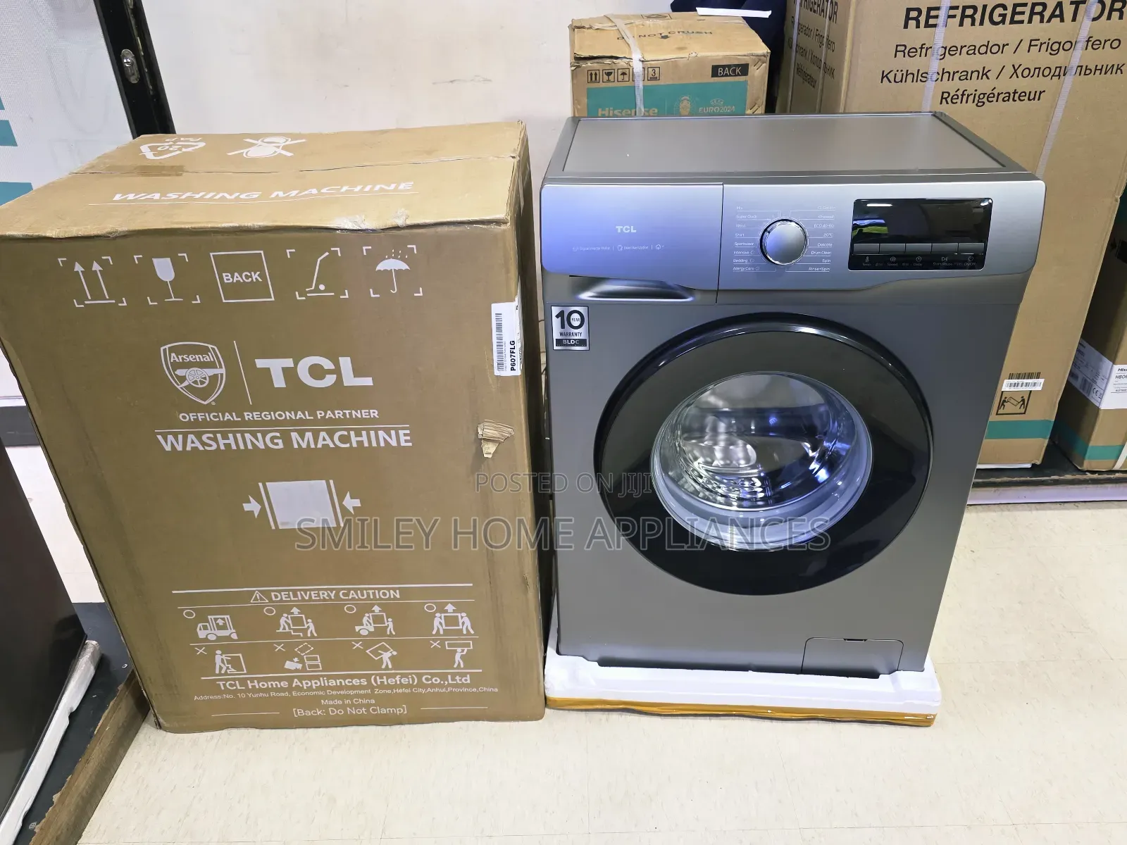 TCL 8kgs Frontloader Automatic Washing Machine With Verified Warranty
