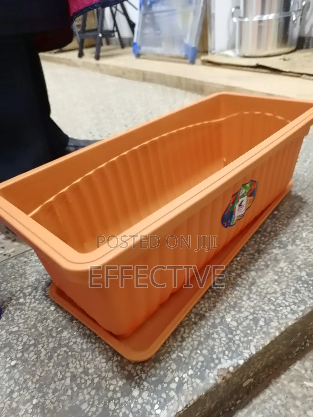 Rectangular Plastic Planter Box.