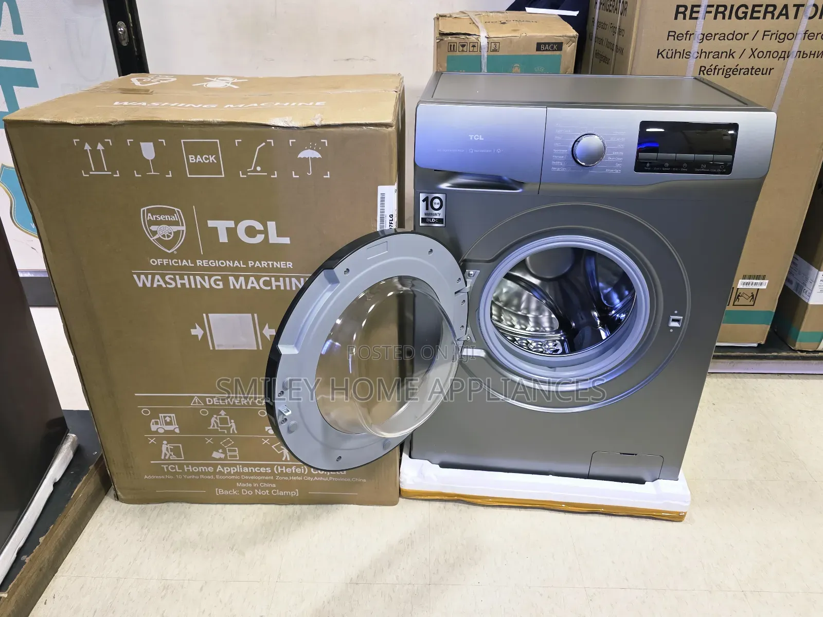 TCL 8kgs Frontloader Automatic Washing Machine With Verified Warranty