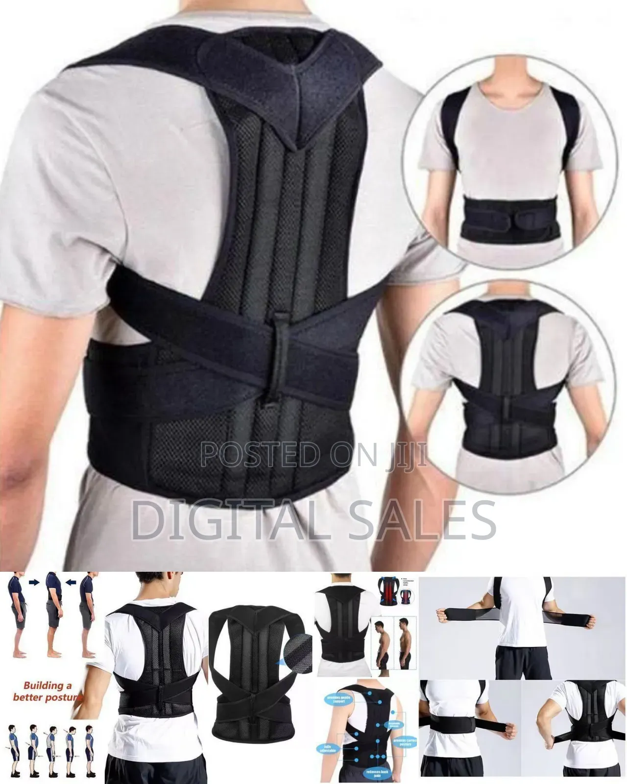 Ergonomic Back Posture Corrector and Support Brace
