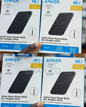 Anker Nano Power Bank, Ultra-Slim 5,000mah Magnetic Wireless