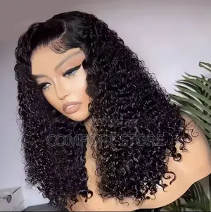 13*4 Water Wave 22 Inch Human Hair Wigs Black