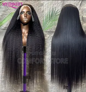 13*4 Yk Straight 28 Inches Human Hair Black
