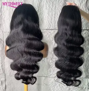 13*4 Body Wig Human Hair Black