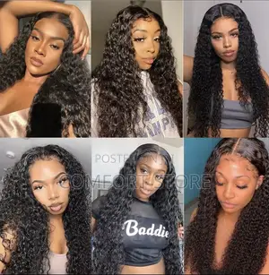 Human Hair Wig Jerry Curly Black