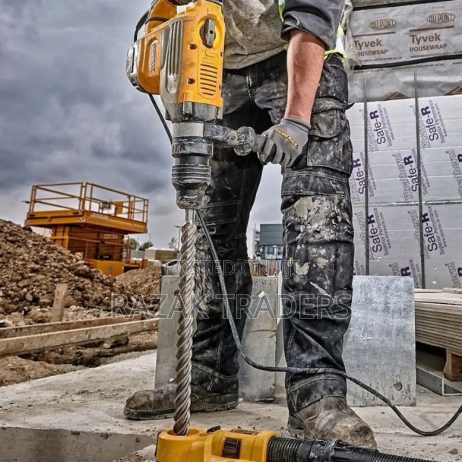 Max Rotary Hammer Drill, 1600w, 13.3j, 48mm Drilling Capacity ,7 Kg