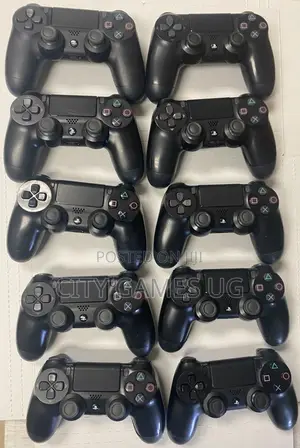 Lot of 10 Dualshock 4 Original Black Controllers for Sony Playstation