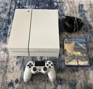 Sony Playstation 4 Ps4 White 500gb Video Game Console With Controller
