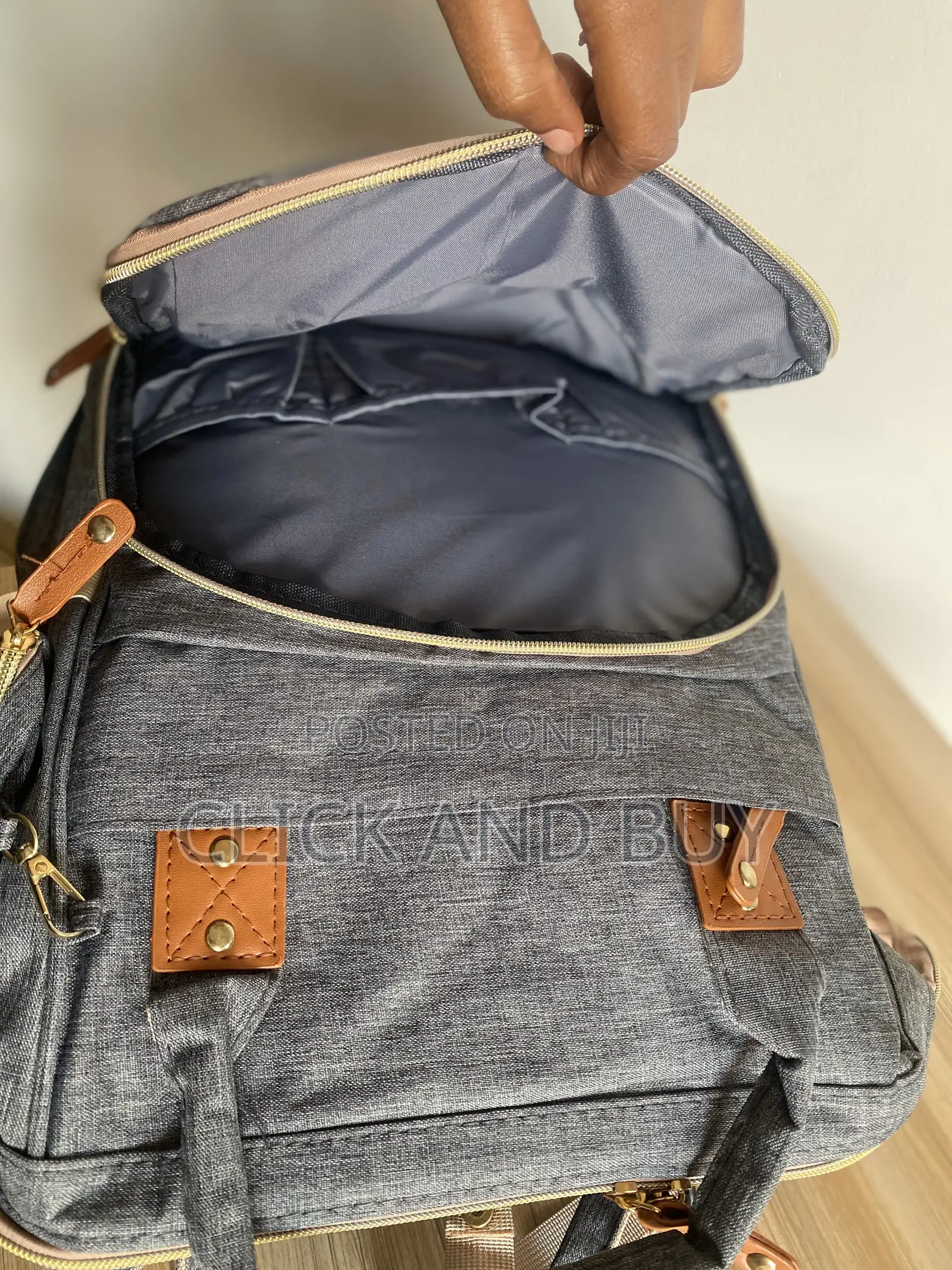 Diaper Backpack - Grey