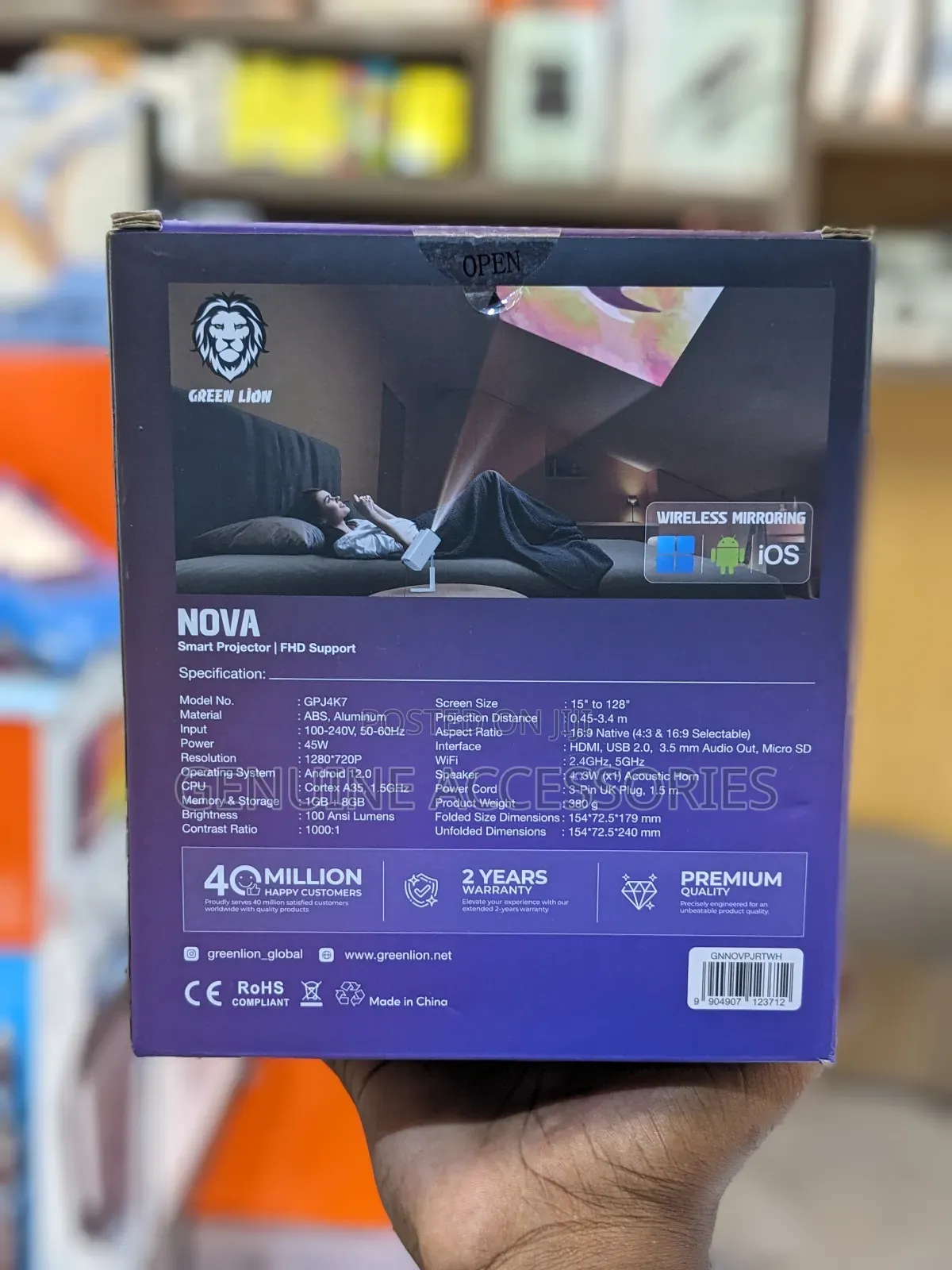 Green Lion Nova Smart Projector