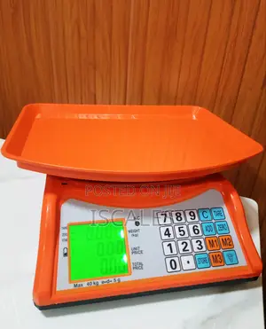 Orange Digital Weighing Scale 40kgweigh Weigh Digital Weighing Scale