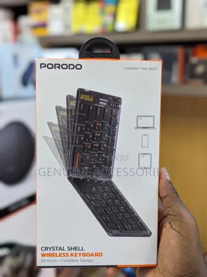 Porodo Crystal Shell Wireless Keyboard
