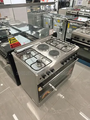 90cm by 60cm (4+2) Stainless Blueflame Auto Ignited Electric Cooker