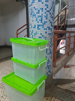 Green Cover Plastic Storage Boxes Plastic Storage Boxes