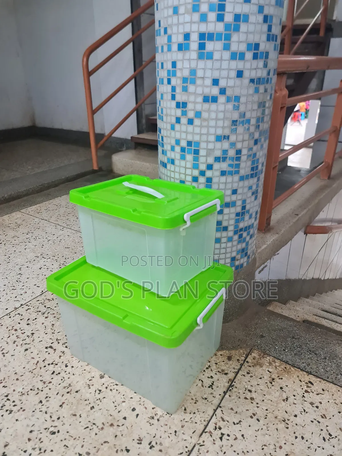 2pcs Plastic Storage Boxes 2pcs Plastic Storage Boxes