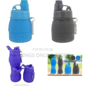 1 Piece of Collapsible Lightweight Water Bottle Food-Grade Silicone