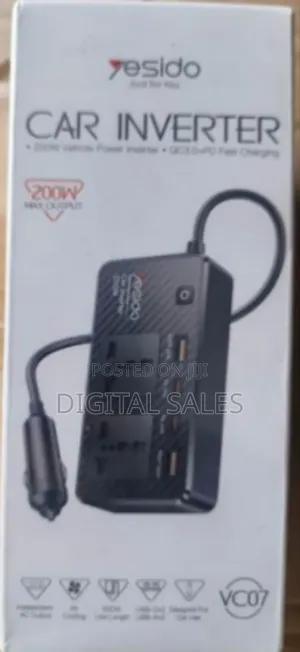 Yesido 200w Vehicle Power Inverter