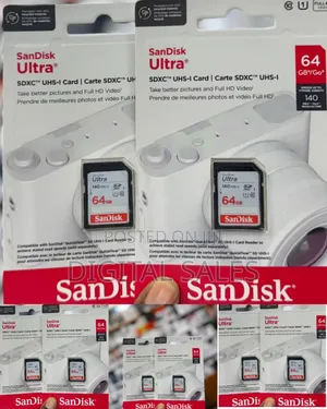Sandisk Ultra 64gb SDXC Uhs-I Memory Card