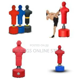 Professional Standing Punching Kick Boxing Man Body Human Shape