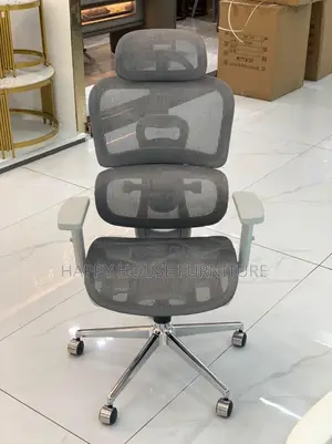 Ergonomic Gray Office Chair